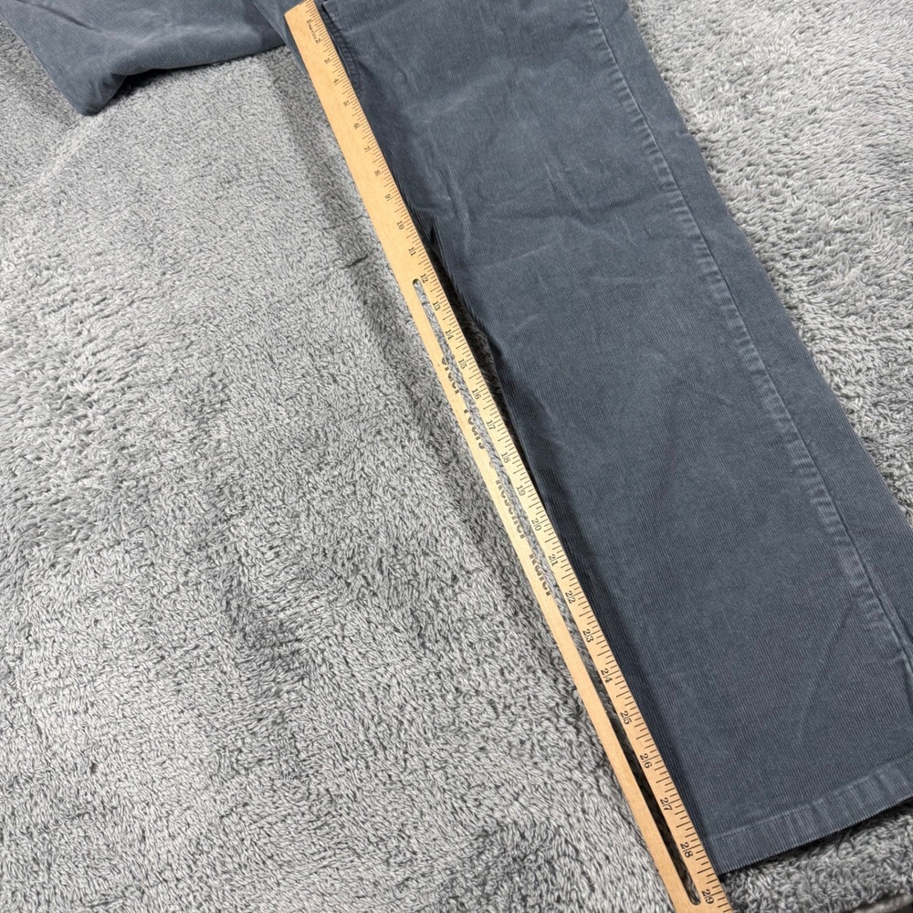 Stio Rivet Corduroy Pants Mens 34x29 Straight Leg 5-Pocket Blue Outdoors - Picture 8 of 9